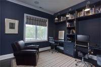 Private Contemporary Home Office by Michael Abrams