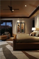 Relaxing Contemporary Bedroom by Gina Willman