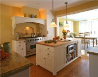 Light Country/Rustic Kitchen by Wendy Johnson