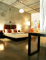 Spare Contemporary Bedroom by Pangaea