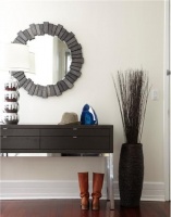 Elegant Contemporary Foyer by Amanda Moore