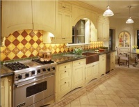 Elegant Country/Rustic Kitchen by Jamie Herzlinger