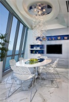 Light Contemporary Dining Room by Renata Pfuner