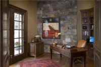 Light Country/Rustic Home Office by Jerry Locati