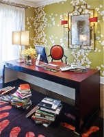 Casual Contemporary Home Office by Jamie Herzlinger