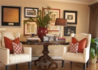 Light Traditional Living Room by Garrison Hullinger