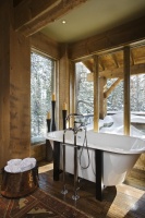 Light Country/Rustic Bathroom by Jerry Locati