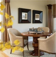 Cozy Transitional Game Room by Phyllis Harbinger