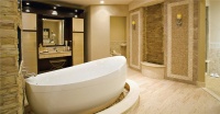 Relaxing Contemporary Bathroom by Dawn Williams