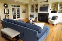 Casual Transitional Living Room by Tara Johnson