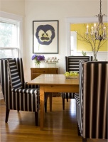 Dramatic Traditional Dining Room by Margaret Carter