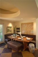 Cozy Transitional Dining Room by Jane Ellison