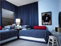 Dramatic Transitional Bedroom by Joseph A. Berkowitz