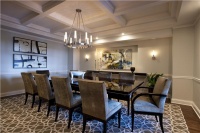 Classic Contemporary Dining Room by Michael Abrams