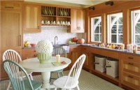 Casual Transitional Kitchen by Lisa Peck