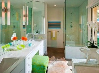 Light Contemporary Bathroom by Mary Anne Smiley