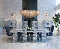 Elegant Contemporary Dining Room by Renata Pfuner