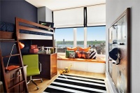 Cozy Contemporary Kid's Room by Frances Herrera