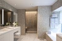 Open Contemporary Bathroom by Emily Summers