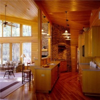 Open Country/Rustic Kitchen by Jane Frederick