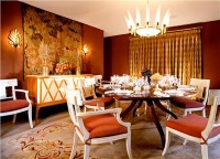 Sumptuous Contemporary Dining Room by Irwin Weiner