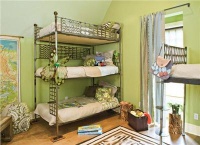 Light Transitional Kid's Room by Traci Kearns