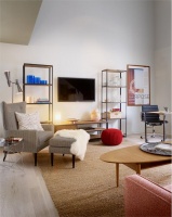 Sunny Contemporary Living Room by Gabriel Benroth, Adam Rolston & Drew Stuart