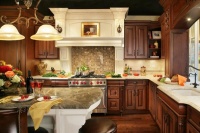 Homey Traditional Kitchen by Rose Marie Carr