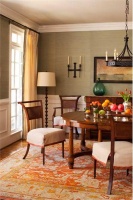 Elegant Transitional Dining Room by TerraCotta Properties