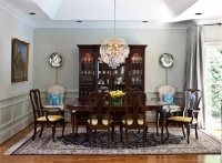 Classic Transitional Dining Room by TerraCotta Properties