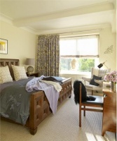 Cozy Transitional Bedroom by Jed Johnson Associates