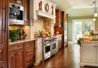 Homey Transitional Kitchen by Rose Marie Carr