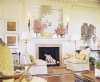 Light Traditional Living Room by Suzanne Tucker