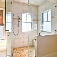 Sunny Contemporary Bathroom by Lorraine Vale