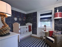 Dramatic Traditional Kid's Room by Diane Guariglia