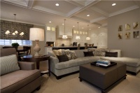 Classic Transitional Family Room by Michael Abrams