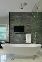 Relaxing Contemporary Bathroom by Nathalie Tremblay