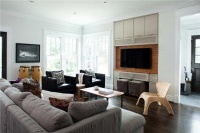 Casual Transitional Family Room by TerraCotta Properties