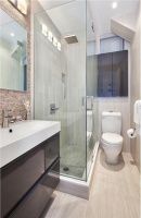 Light Contemporary Bathroom by Susan Hughes