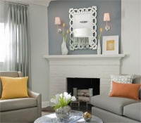 Classic Contemporary Living Room by Frances Herrera