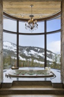 Stately Country/Rustic Bathroom by Jerry Locati