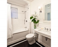 Classic Transitional Bathroom by Jessica Helgerson