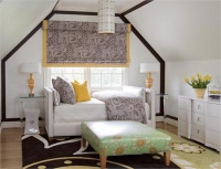 Cozy Transitional Bedroom by Tobi Fairley