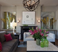 Elegant Contemporary Living Room by Jamie Beckwith