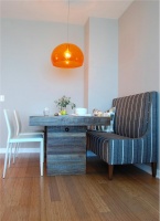 Casual Transitional Dining Room by Jennifer Jones