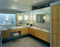 Open Contemporary Bathroom by Emily Summers