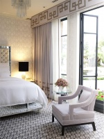 Elegant Contemporary Bedroom by Jamie Herzlinger