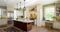 Open Country/Rustic Kitchen by Peter Archer, AIA