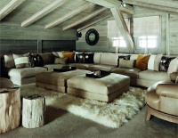 Relaxing Country/Rustic Family Room by Kelly Hoppen