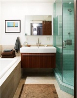 Classic Contemporary Bathroom by Amanda Moore